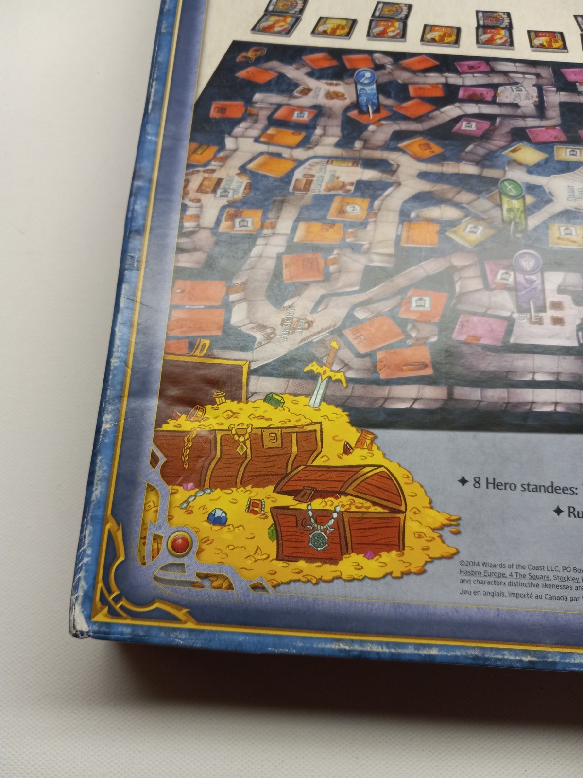 Dungeon! Fantasy Board Game 2014 Complete Wizards of the Coast Dungeons & Dragon