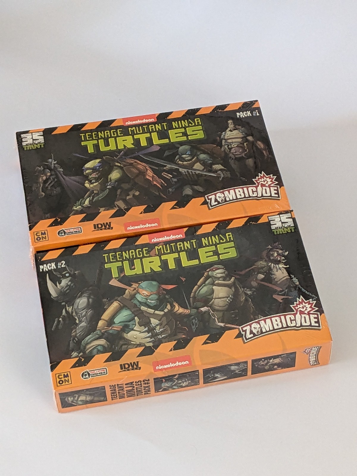 CMON Zombicide Teenage Mutant Ninja Turtles TMNT Pack 1 and 2 Brand New Sealed