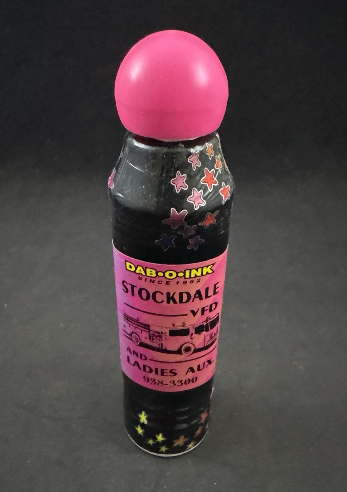 Vintage Dab-O-Ink Stockdale VFD Bingo Dauber – Made in USA