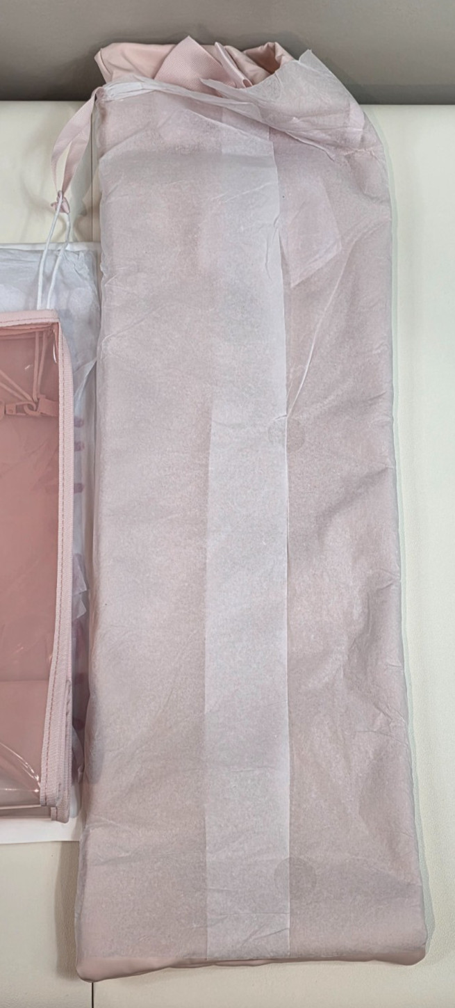 Case-Mate Mahjong Jelly Tote Set Ballet Pink Bow 4-Piece Clear Bag Rack Sleeve