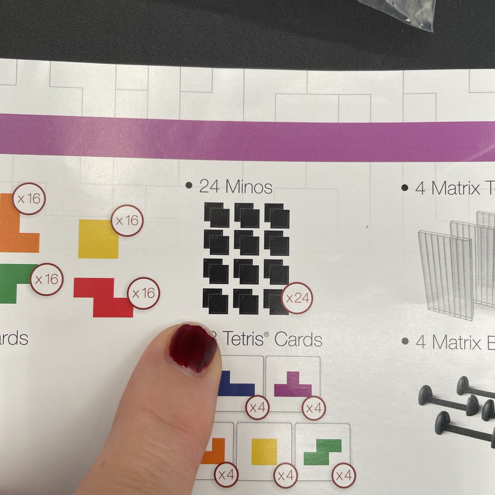Tetris Strategy Stacking Head-to-Head Racing Board Game *Read