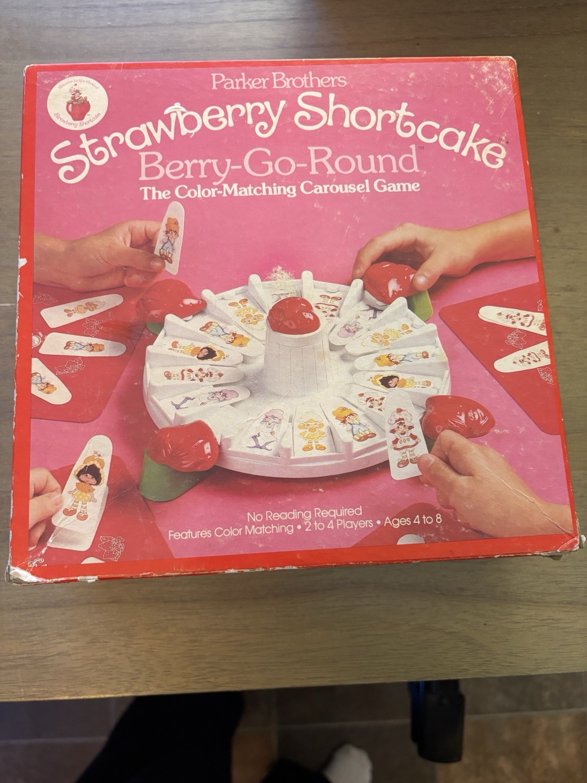 Strawberry Shortcake Vintage 80’s Complete Berry Go Round Game Retro Kids