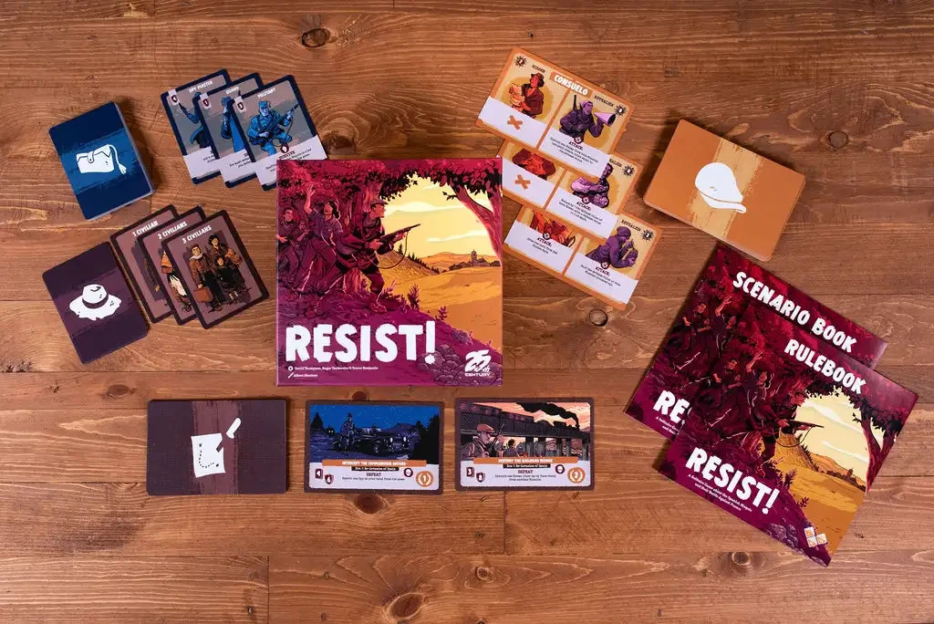 RESIST! Card Game (2022) Solo 25th Century Games