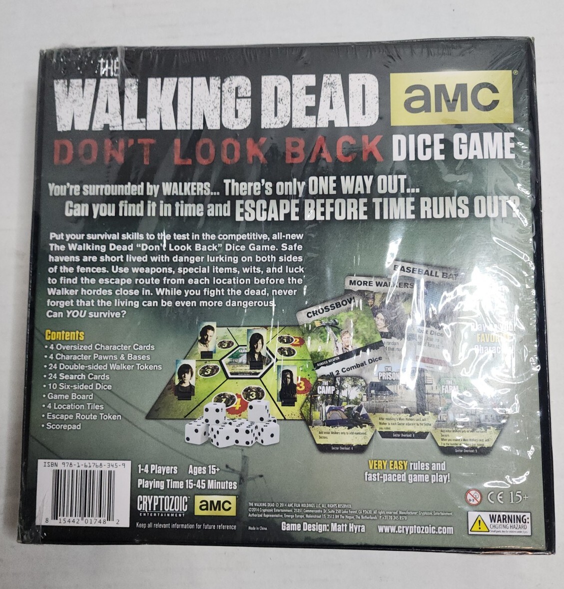 Walking Dead AMC Dice Game Sealed Cryptozoic
