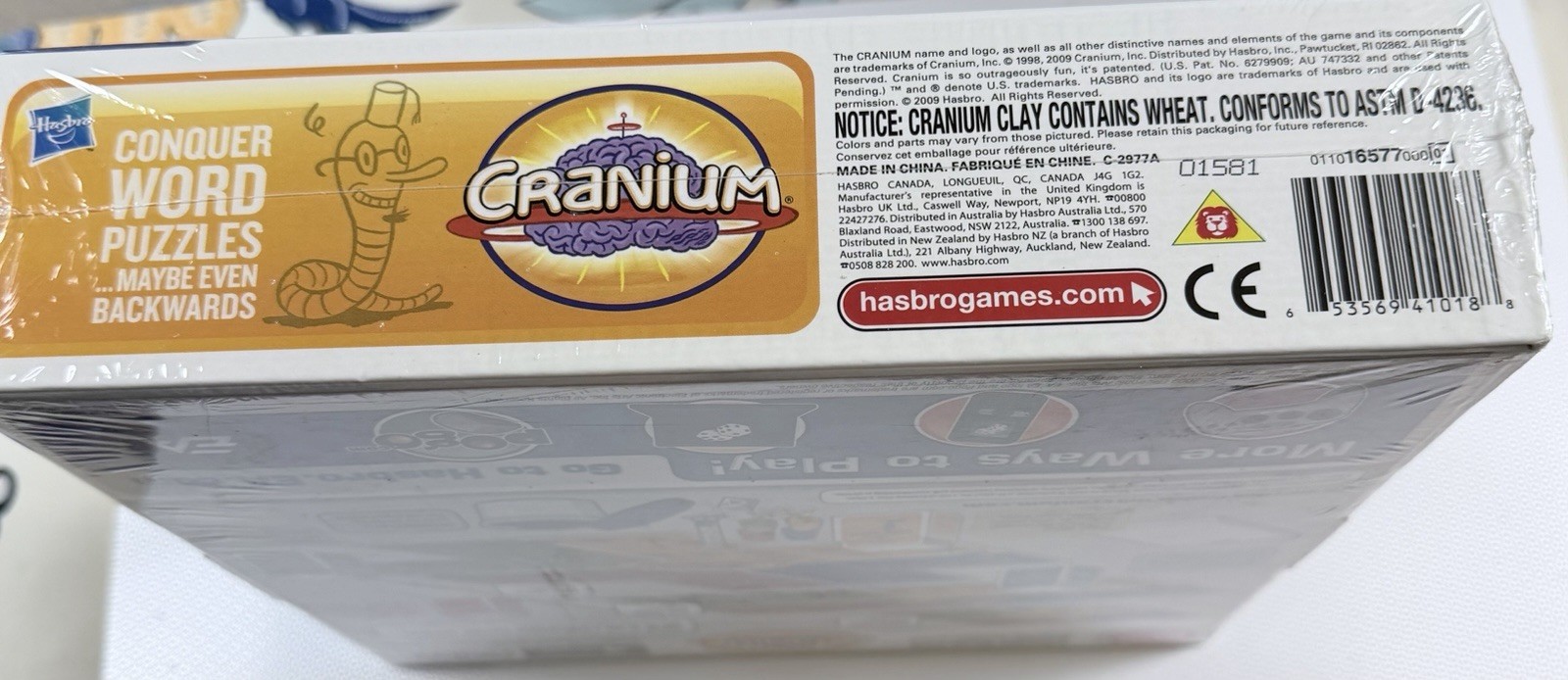 NEW Sealed Cranium 3-in-1 Board Game Hasbro 2009 Adult Party Game 600 Cards