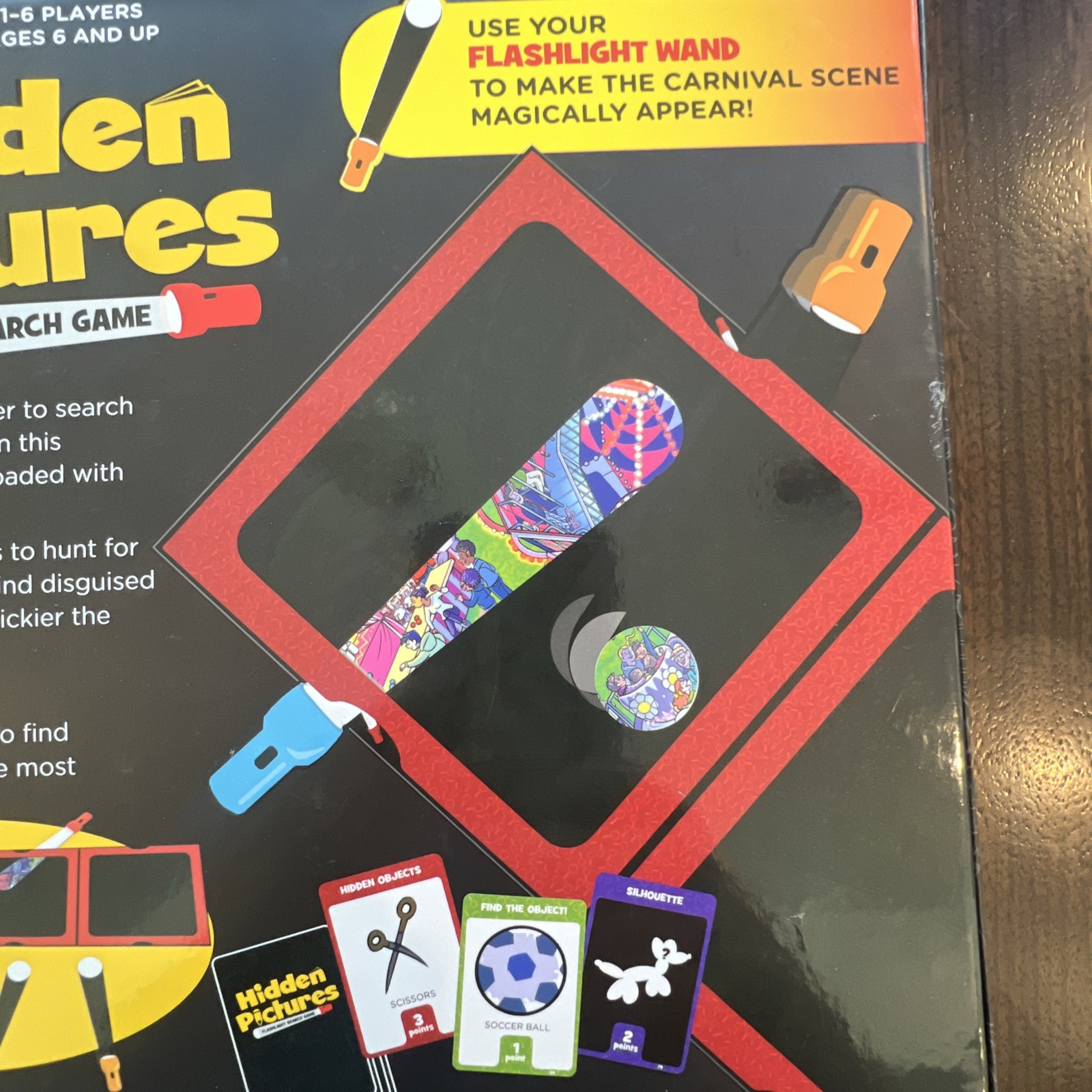 Highlights Hidden Pictures Board Game Flashlight Search Pre Owned