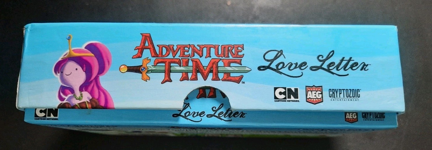 Adventure Time Love Letters Card Game AEG 2015 Complete Cards, Favors, & Box