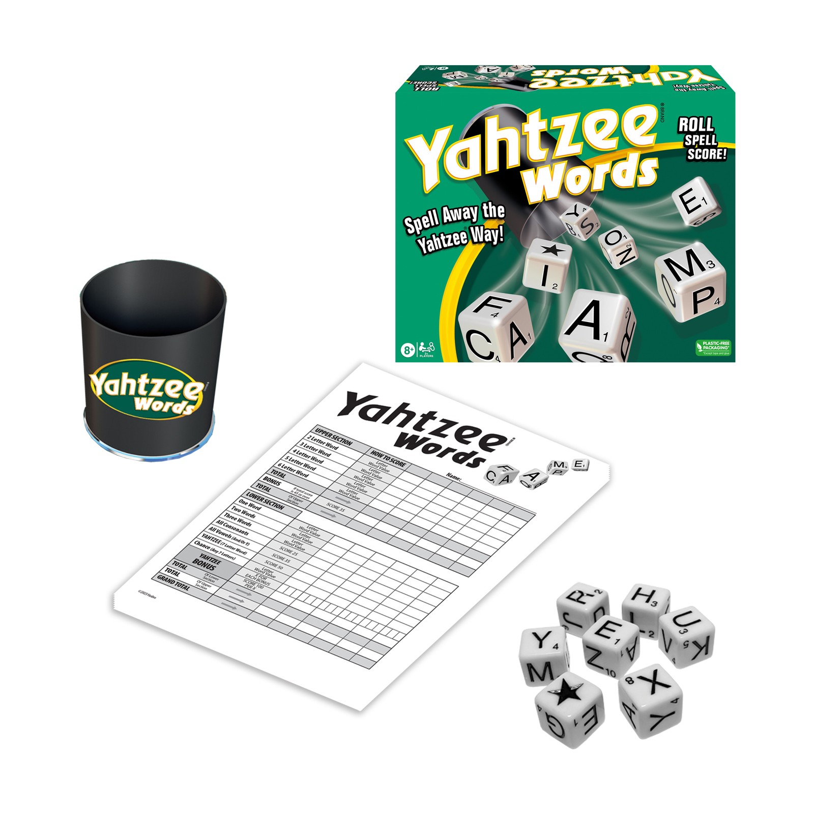 New – Winning Moves Yahtzee Words – Ages 8+ | 2+ players