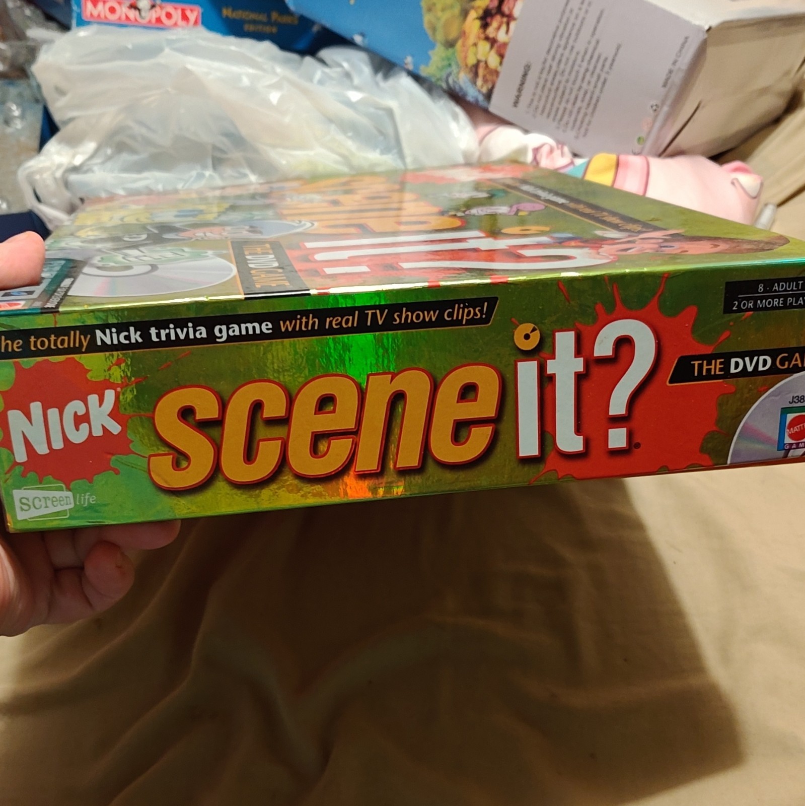 Screenlife Nick Scene It? DVD Trivia Game Complete, 2+ Players (2006)