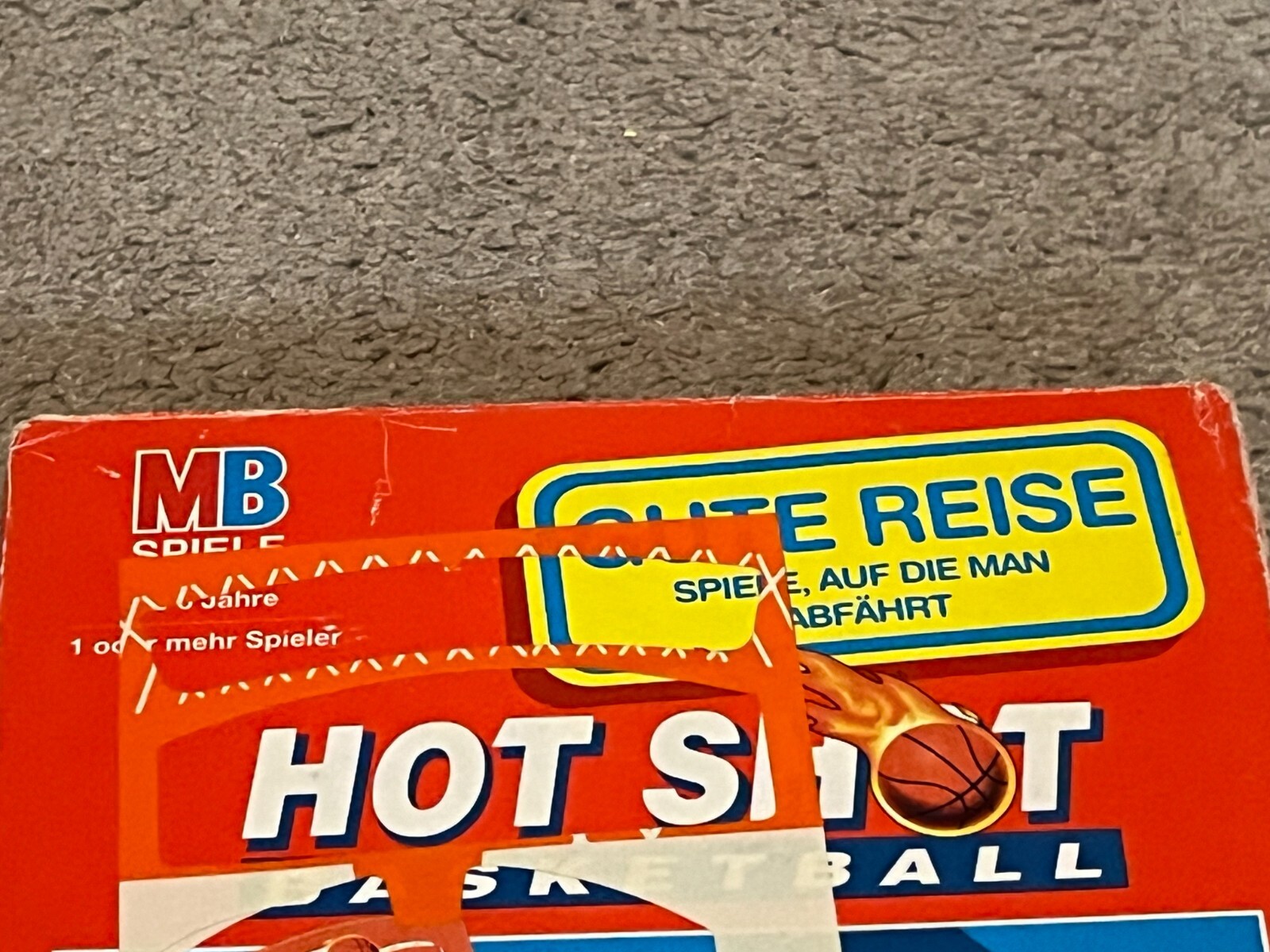 Hot Shot Basketball Travel Games Milton-Bradley 1992 VTG Rare Comes with 1 Ball