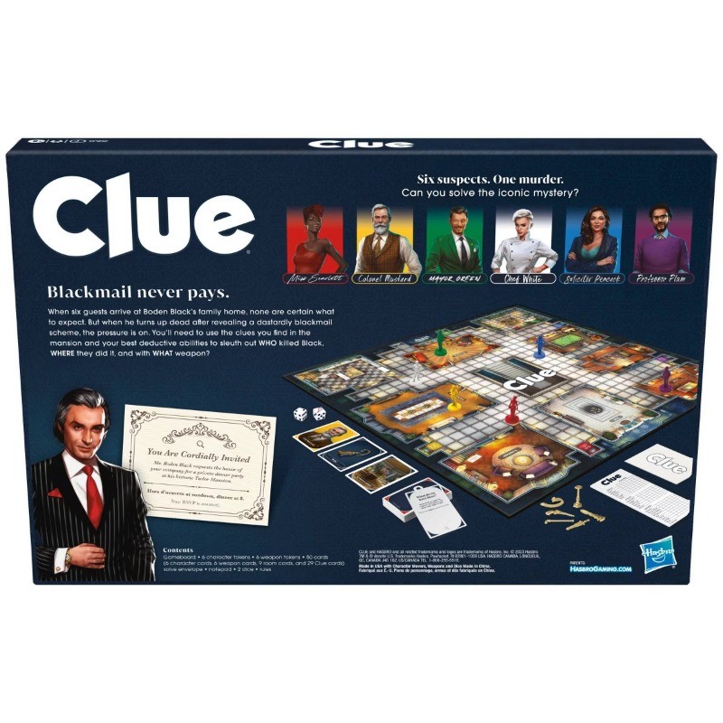 Clue Classic Mystery Board Game