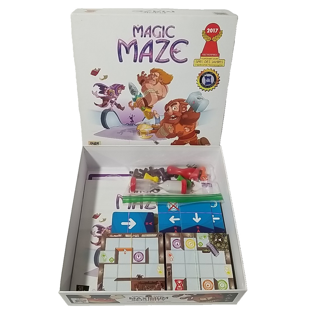 COMPLETE 2017 MAGIC MAZE Board Game Real-Time Cooperative Game by Sit Down Games