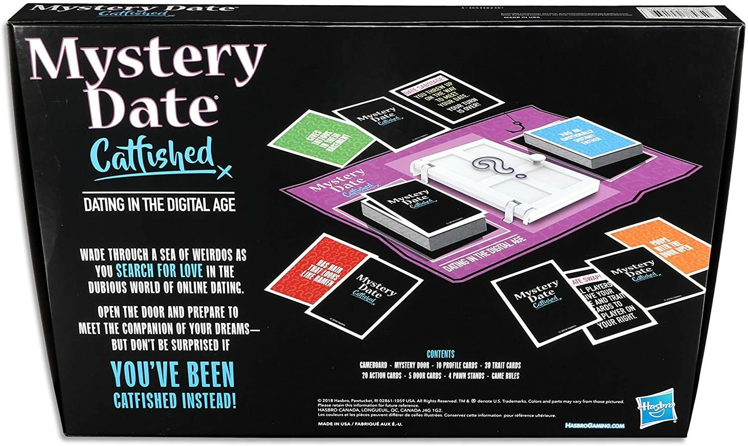Hasbro Mystery Date Catfished Board Game for Adults Parody