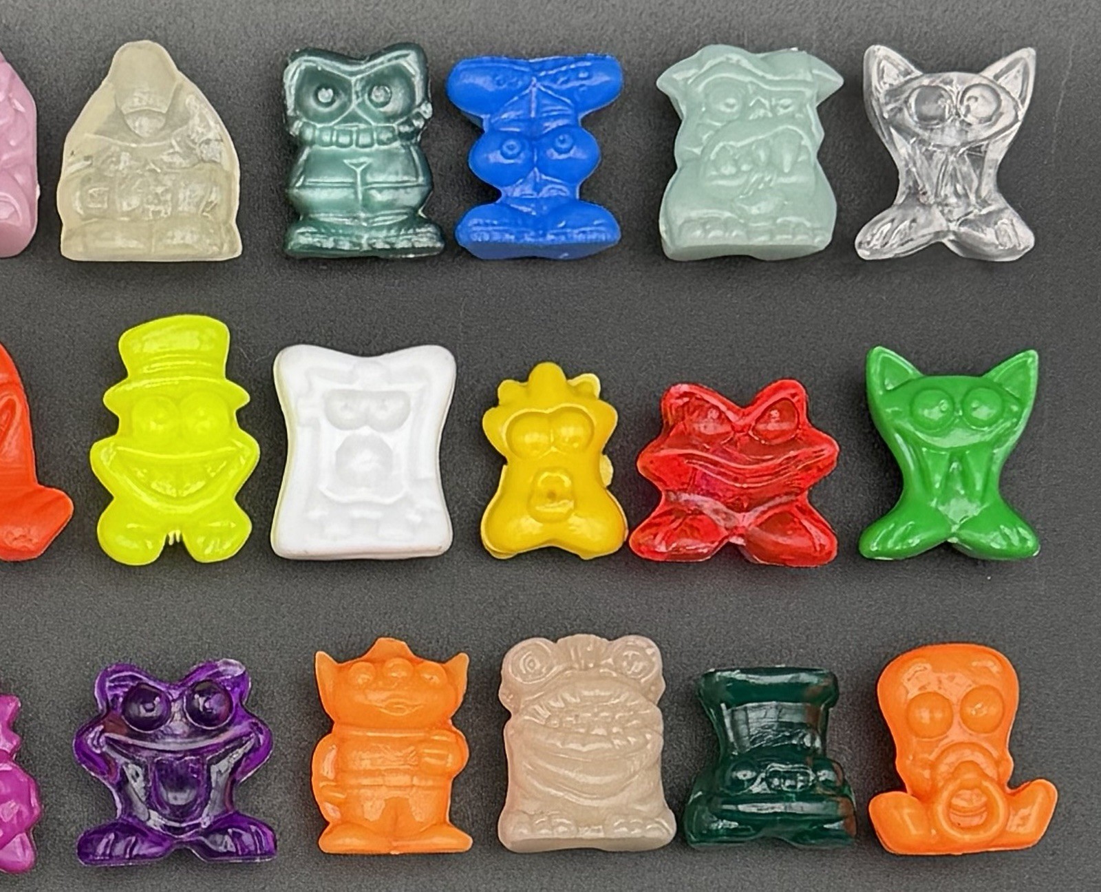 Lot of 76 Classic Gogo’s Crazy Bones Damaged Mixed Series Play Lot