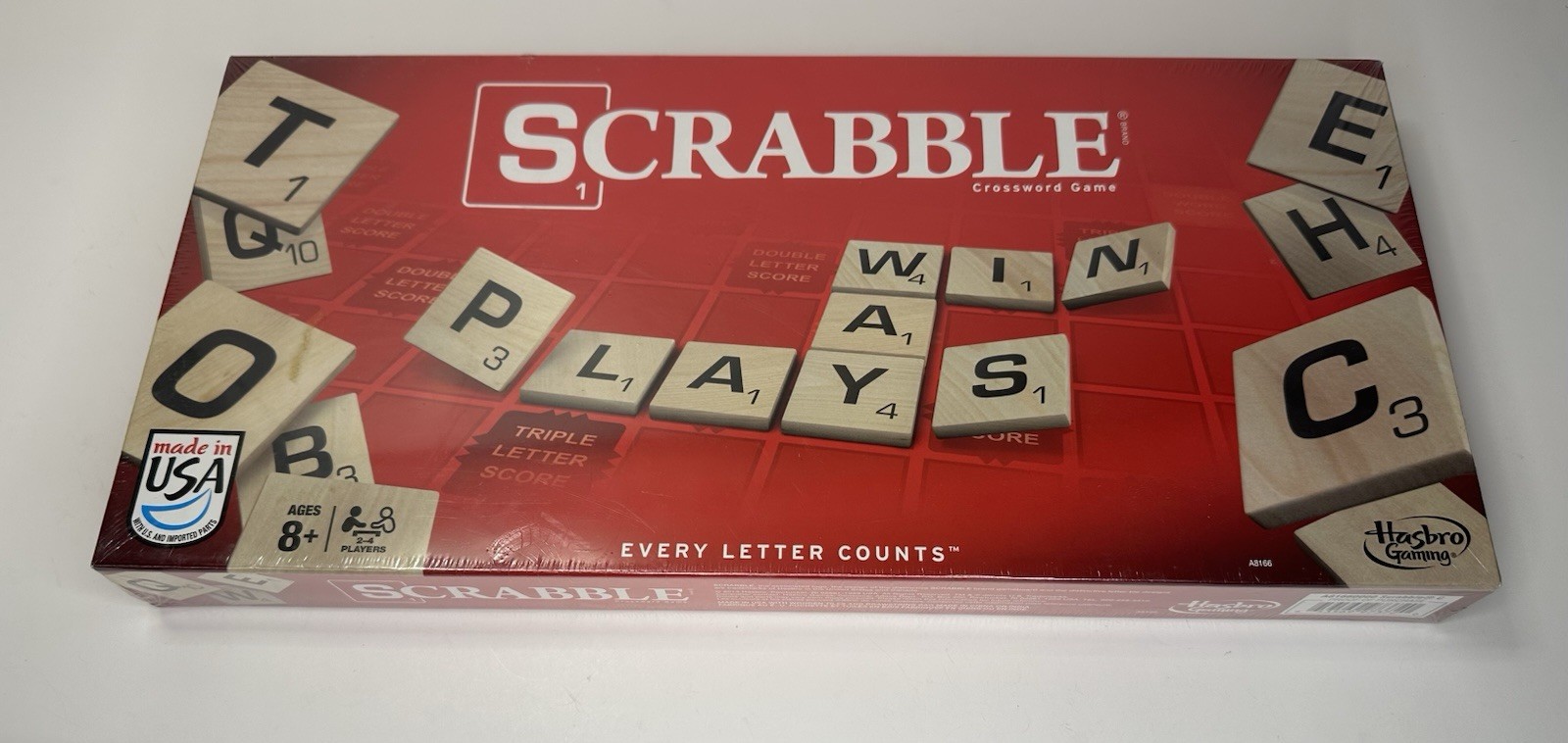Scrabble Board Game by Hasbro Made in USA Quality Brand New Factory Sealed