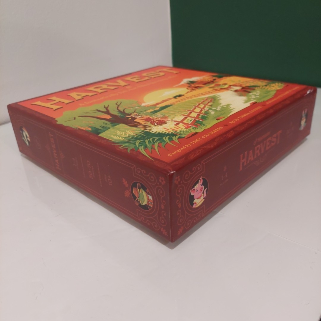Harvest Board Game Keymaster Games Farming & Animals Theme Complete Open Box