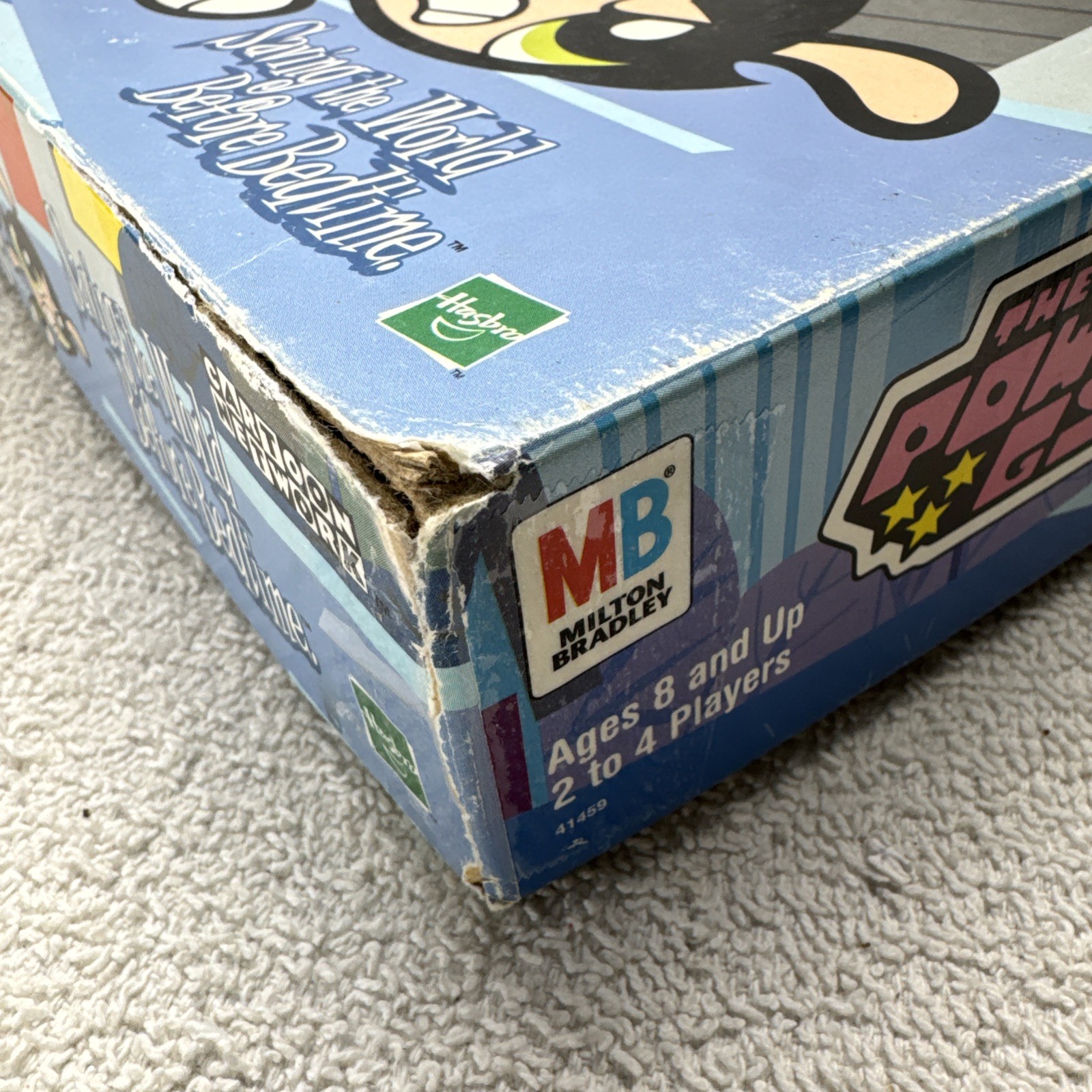 The Powerpuff Girls Board Game Cartoon Network Hasbro 2000 Not Complete
