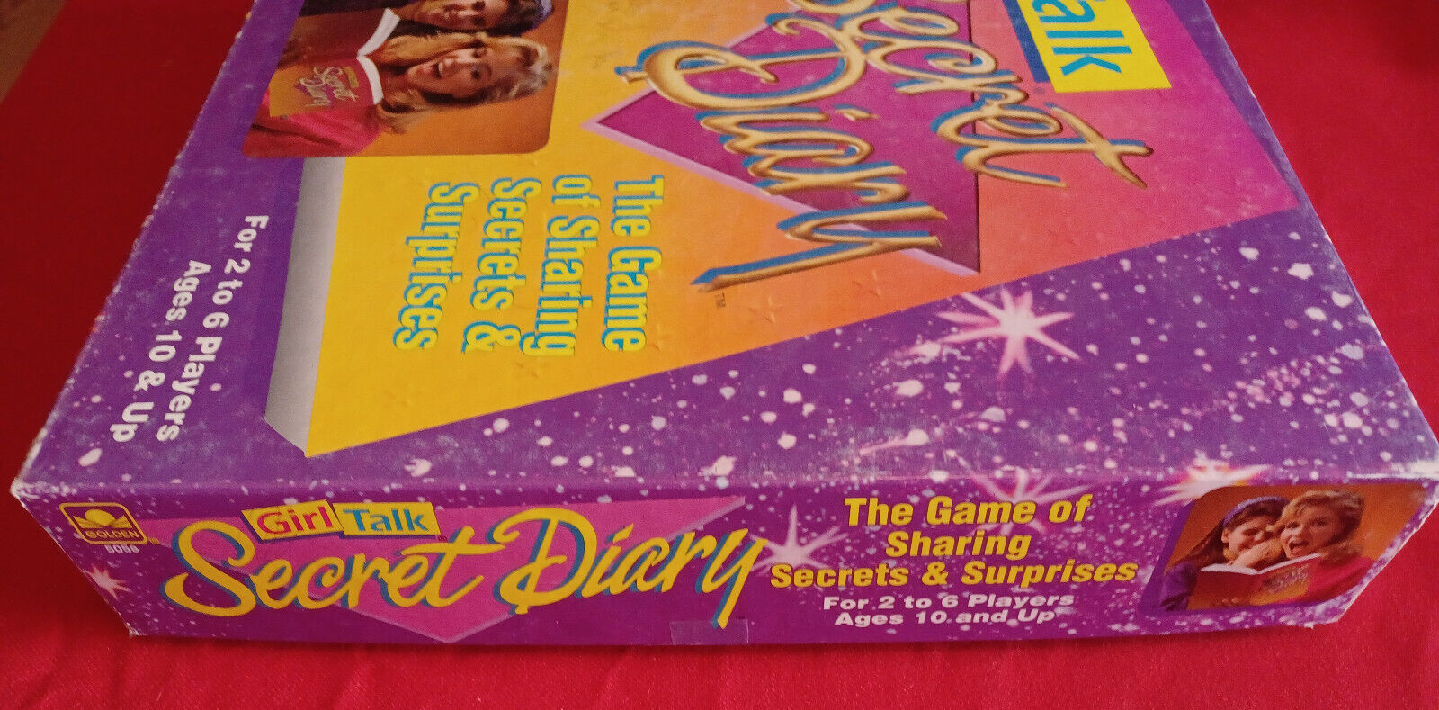 Girl Talk Secret Diary Board Game (Missing 2 Pencils, 15 Cards and 2 Pads)