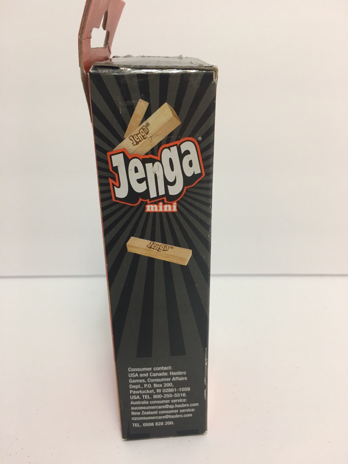 Jenga 6″ Mini Game Hardwood Blocks Pocket-Sized Family Party Hasbro – Wood Toy