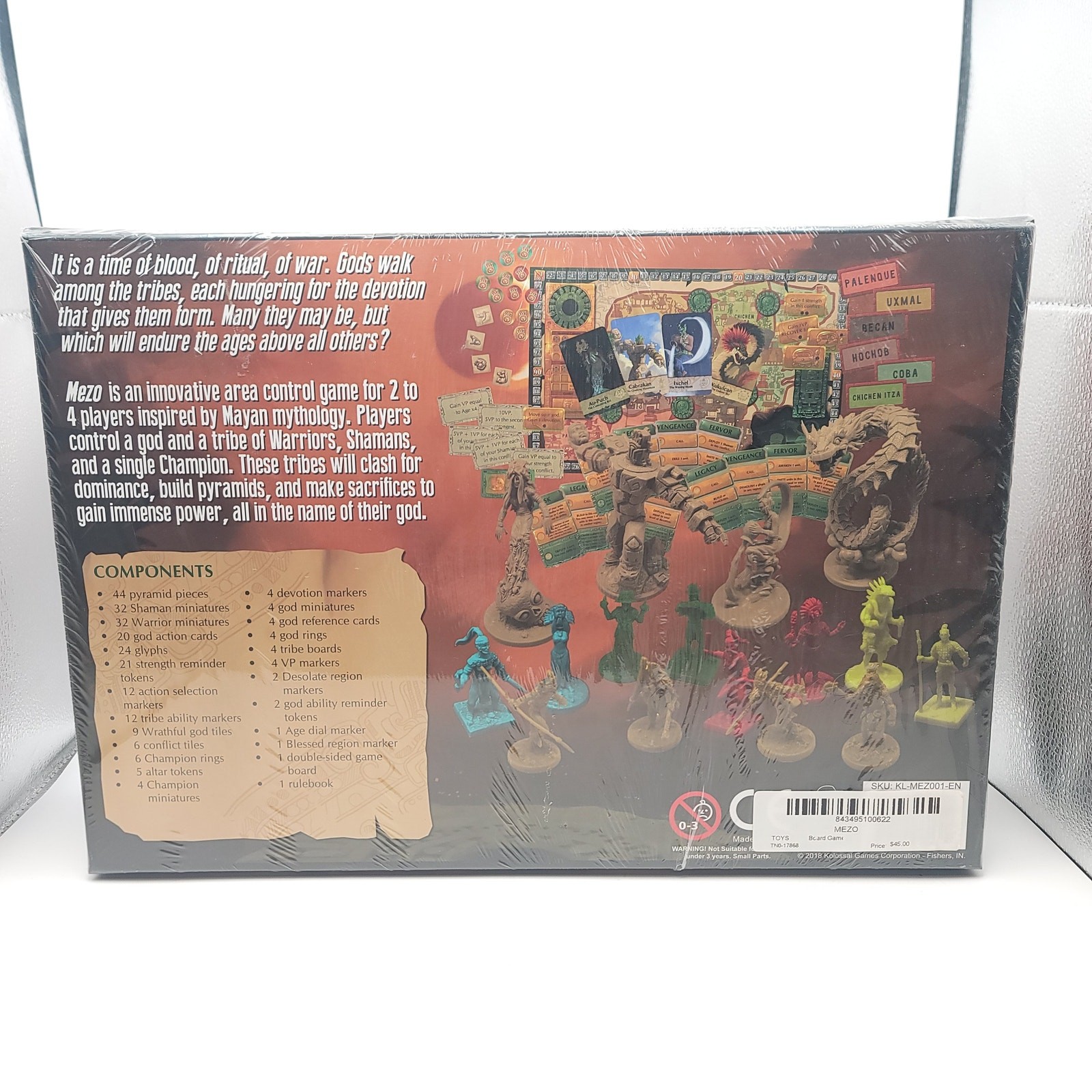 2018 Kolossal Games Mezo Sealed New Board Game