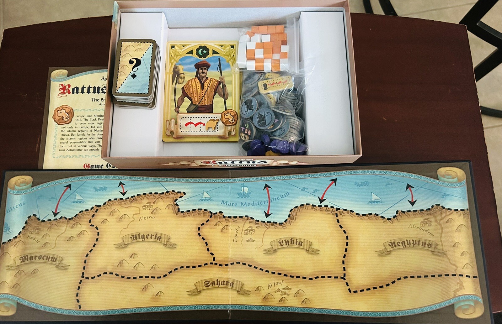 Lot of 4 Games And Expansions Rattus, Rattus Cartus, Africanus, Pied Piper