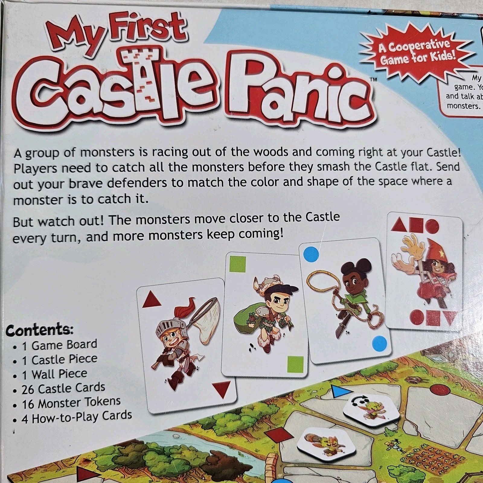 My First Castle Panic Age 4 and Up Fireside Games 2019 Board Game Complete