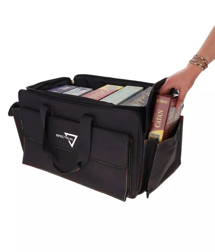 BCW SPECTRUM BOARD GAME BAG⚫️BLACK⚫️MTG✅D&D🔥POKÉMON ✅WARHAMMER🔥NEW🔥20x12x13