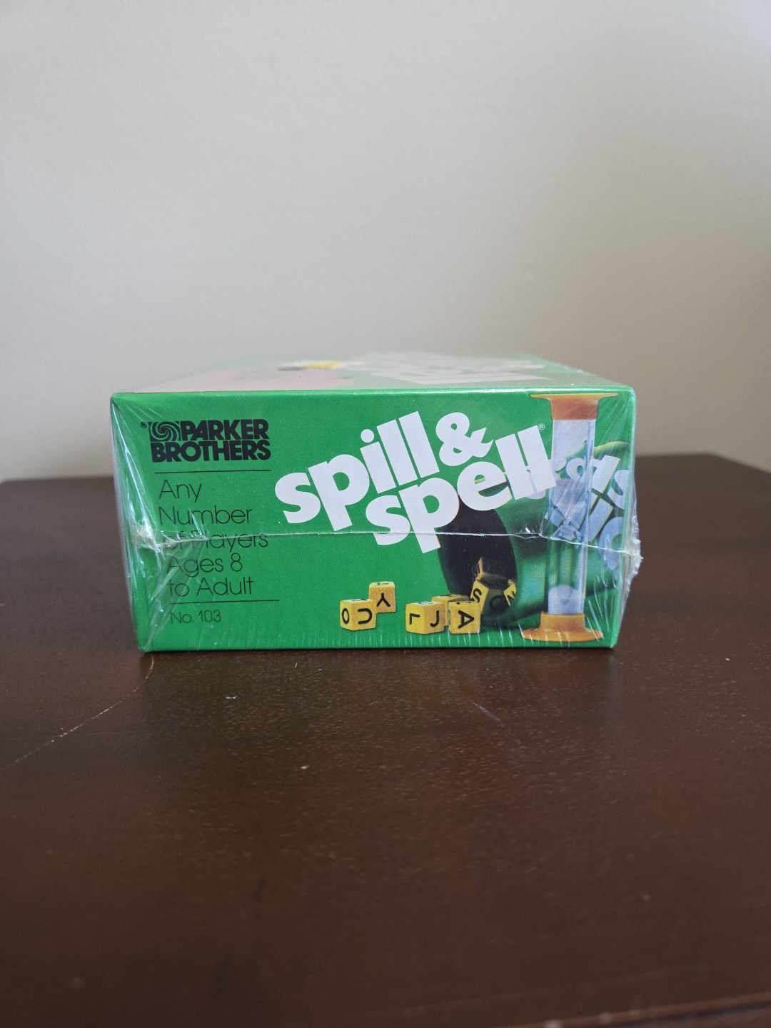 Vintage 70’s Brand New Sealed Parker Brothers Spill & Spell Crossword Game 1978