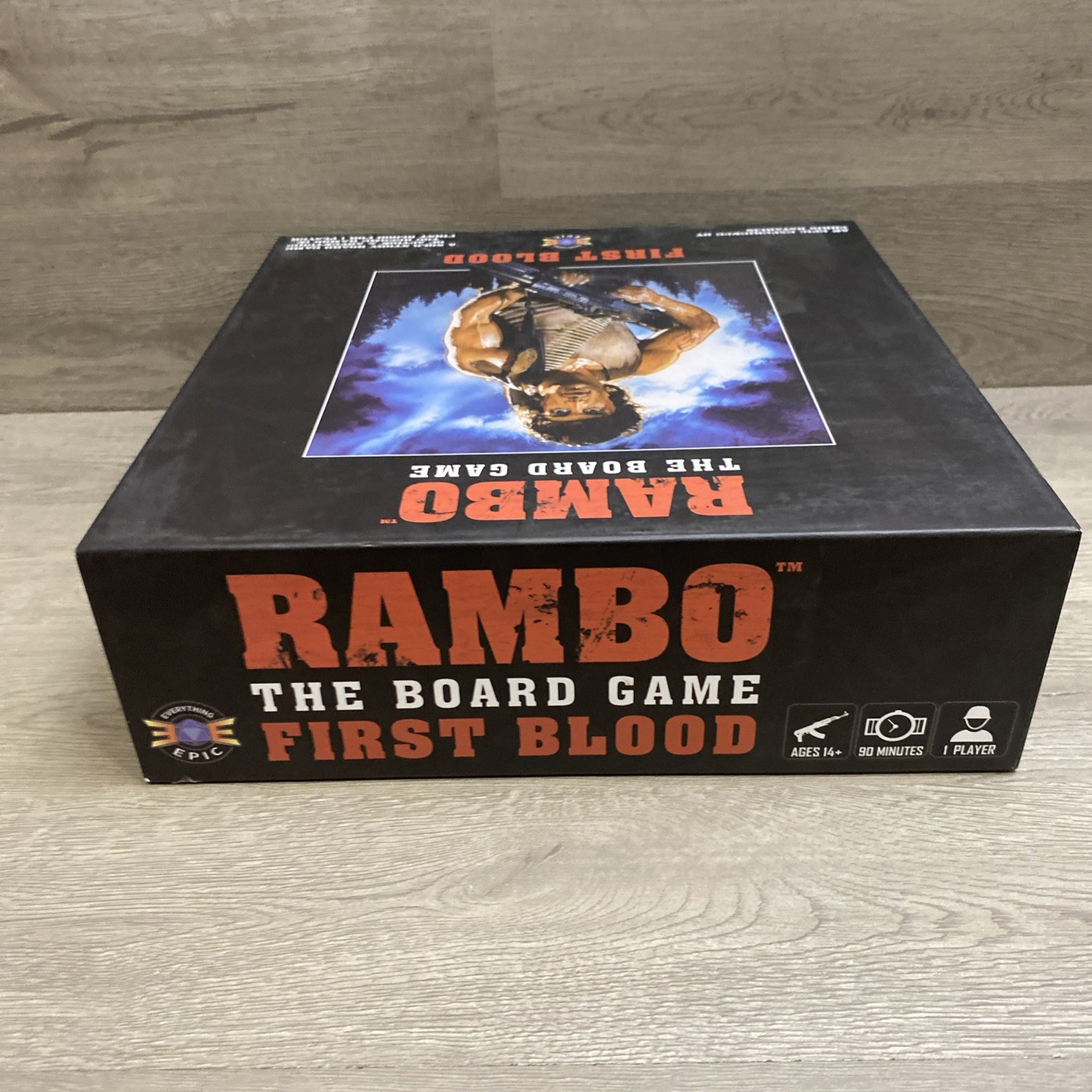 Everything Epic Board Game Rambo – The Board Game – First Blood Box EX/NM