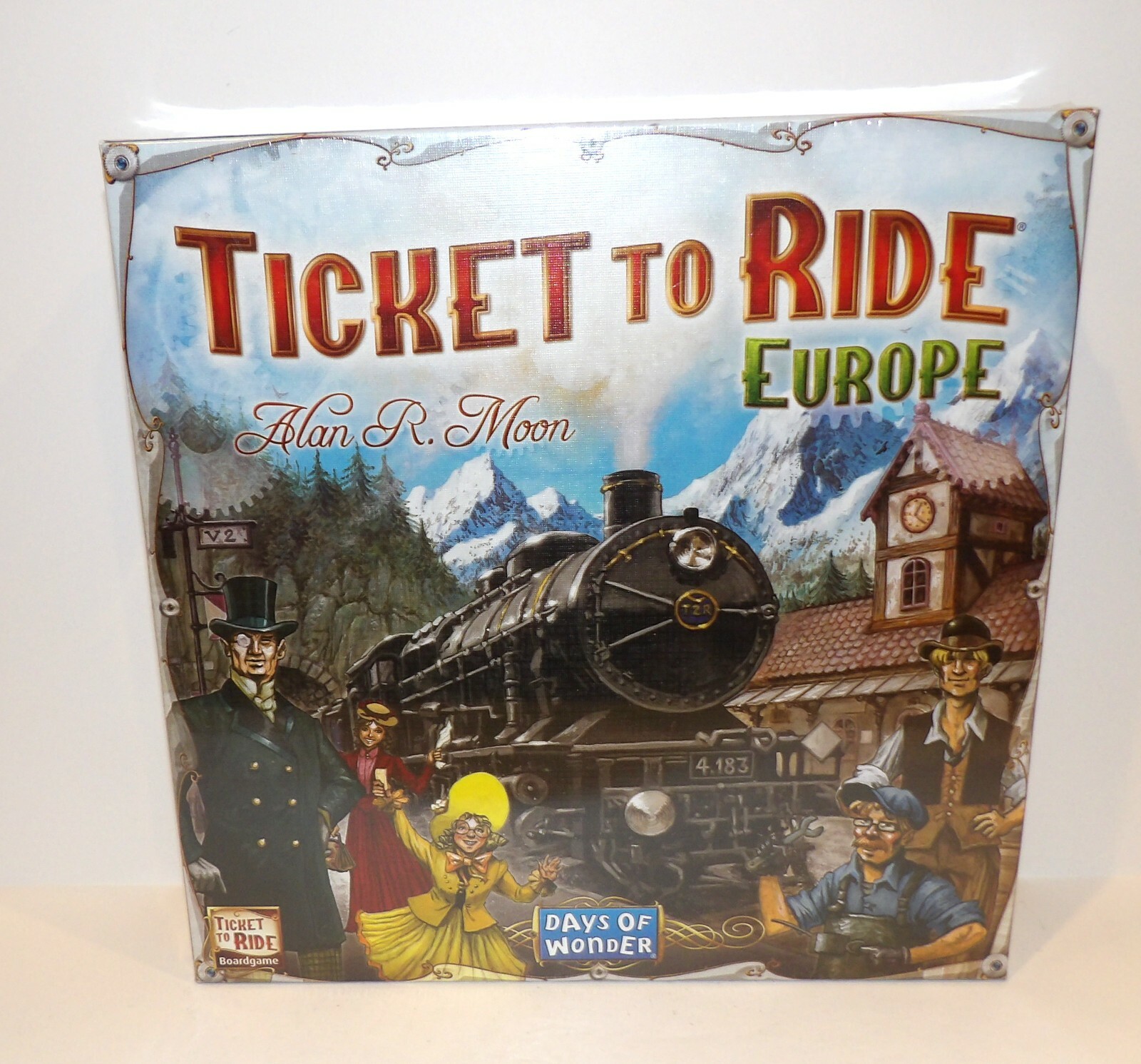 WONDERFUL SEALED DAYS OF WONDER TICKET TO RIDE EUROPE ALAN R MOON BOARD GAME
