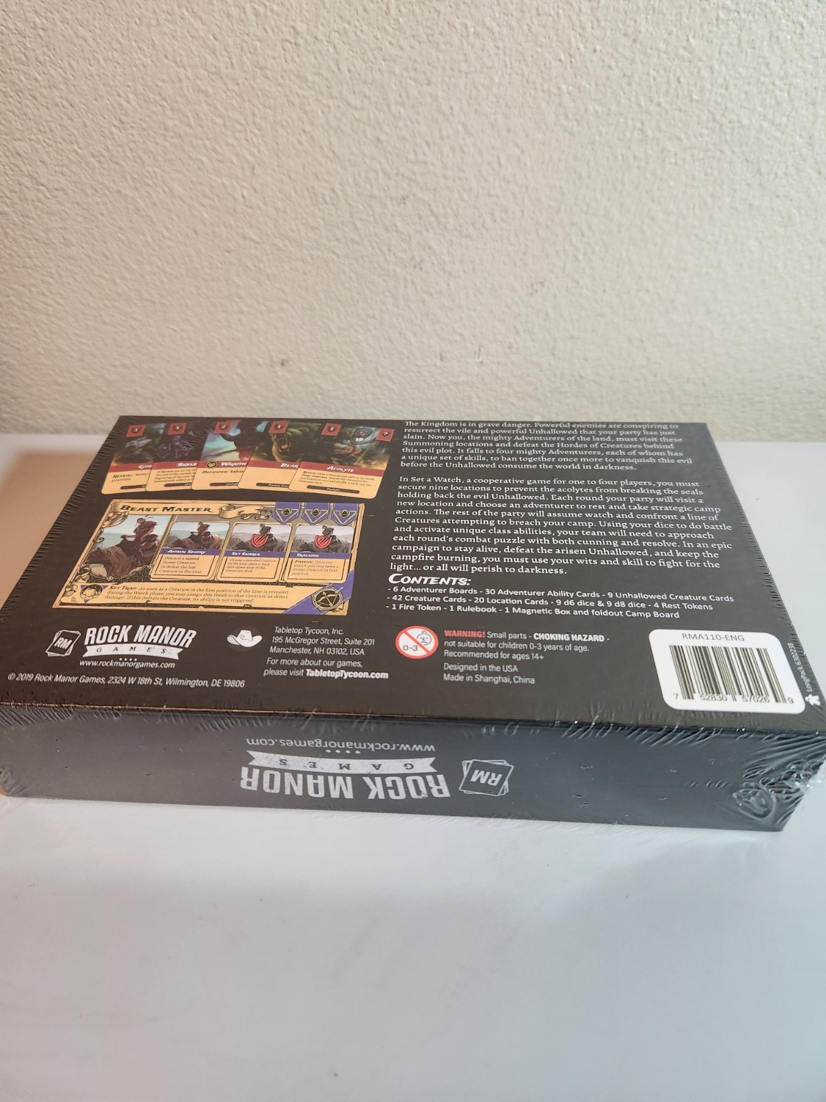 Set A Watch Board Game (Rock Manor Games, 2019) Brand NEW SEALED Todd Walsh