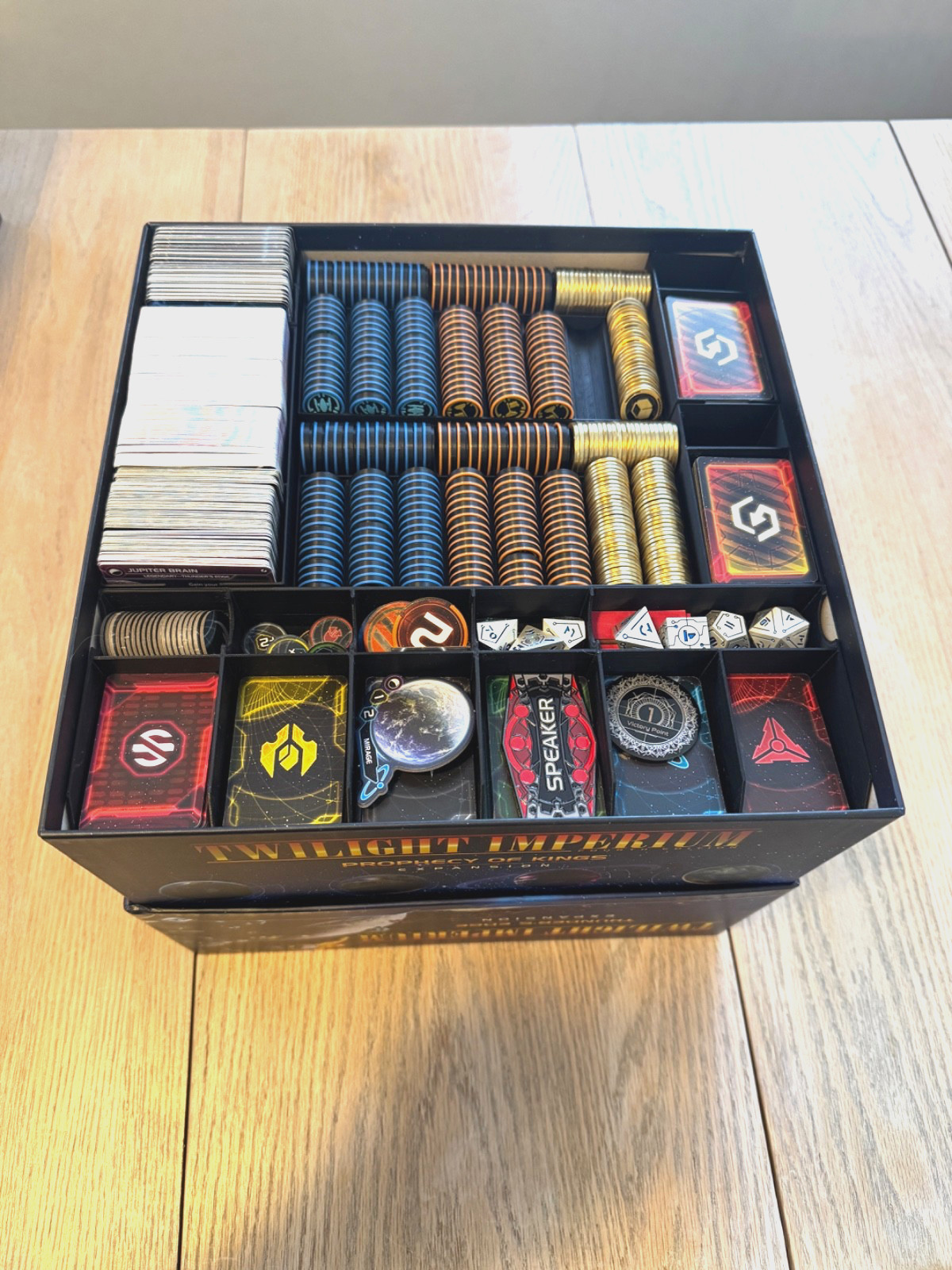 Organizer Inserts for Twilight Imperium 4 + Prophecy of Kings + Thunder’s Edge