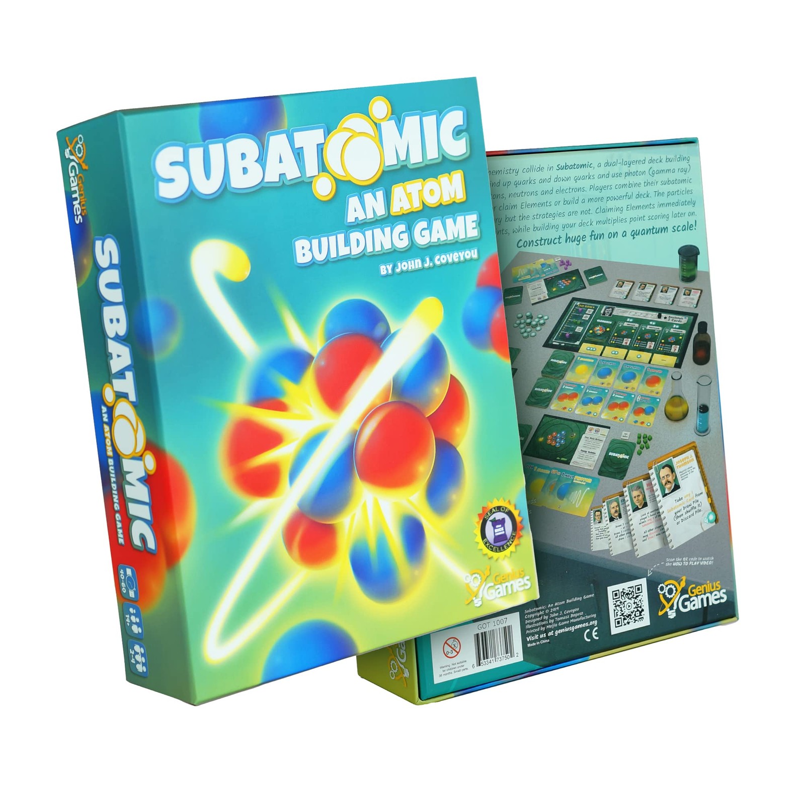 Subatomic: an Atom Building Game (2nd Edition) | A Chemistry Game About Eleme…