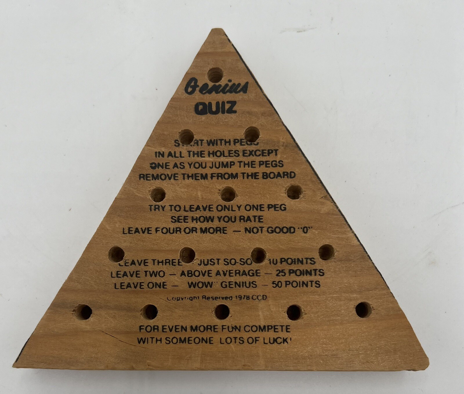 Vintage Solid Wood Travel Brain Teaser Sports Games With Pegs And Dice Lot Of 7