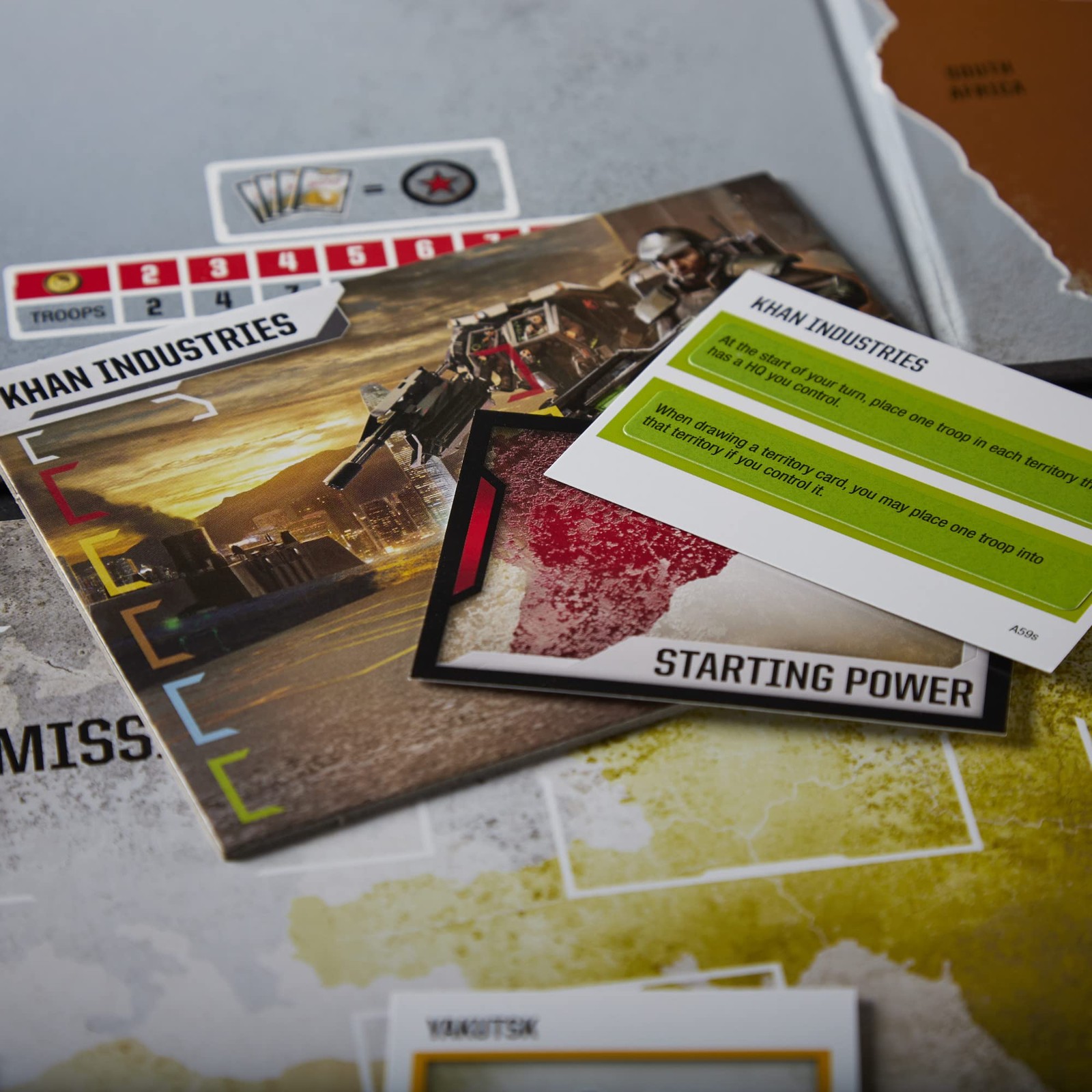 Risk Legacy Board Game Modern Warfare Strategy Legacy Gameplay for 3-5 Players