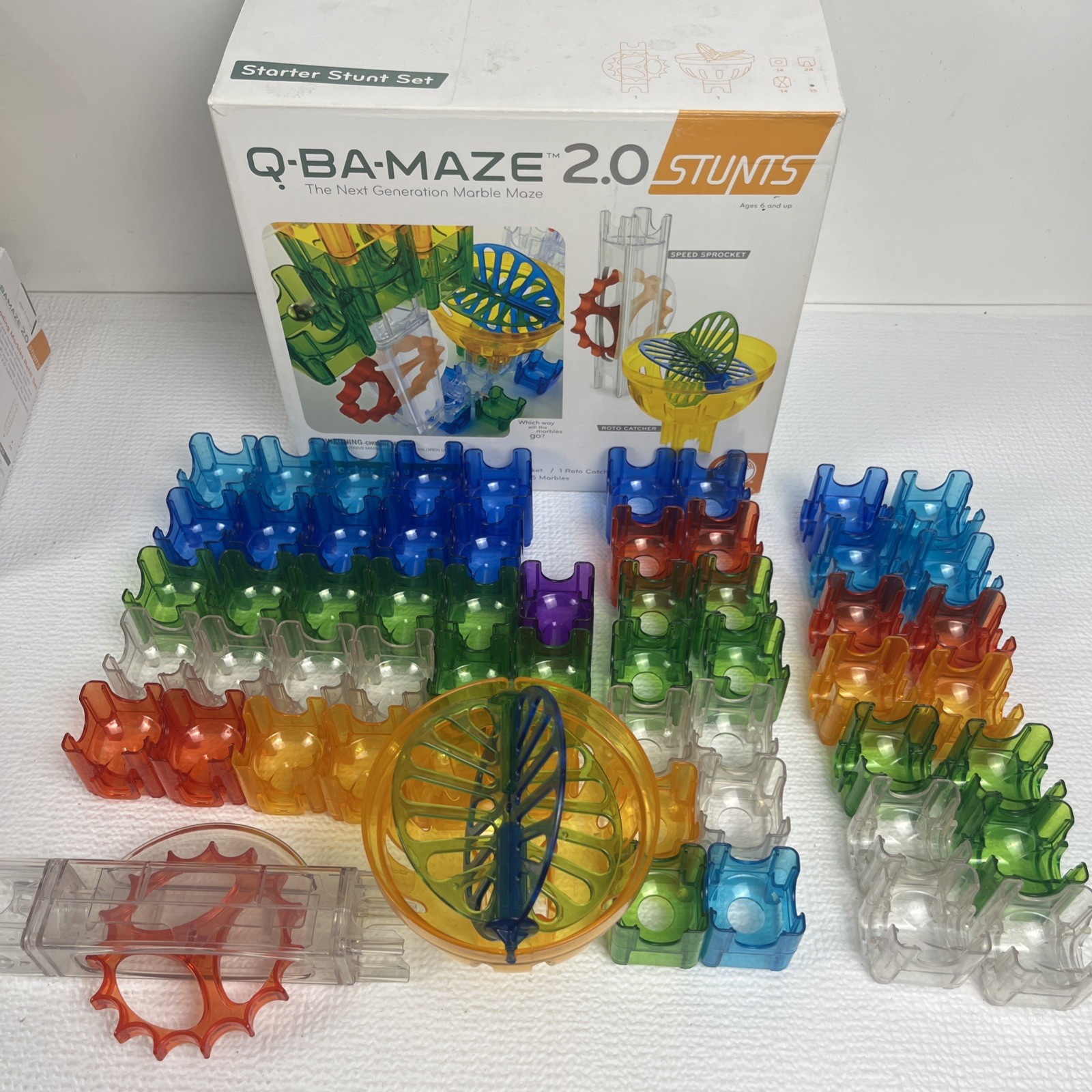 Q Ba Maze 2.0 (Includes Marble Maze, Starter Stunt, Refill Cascade, Marbles)