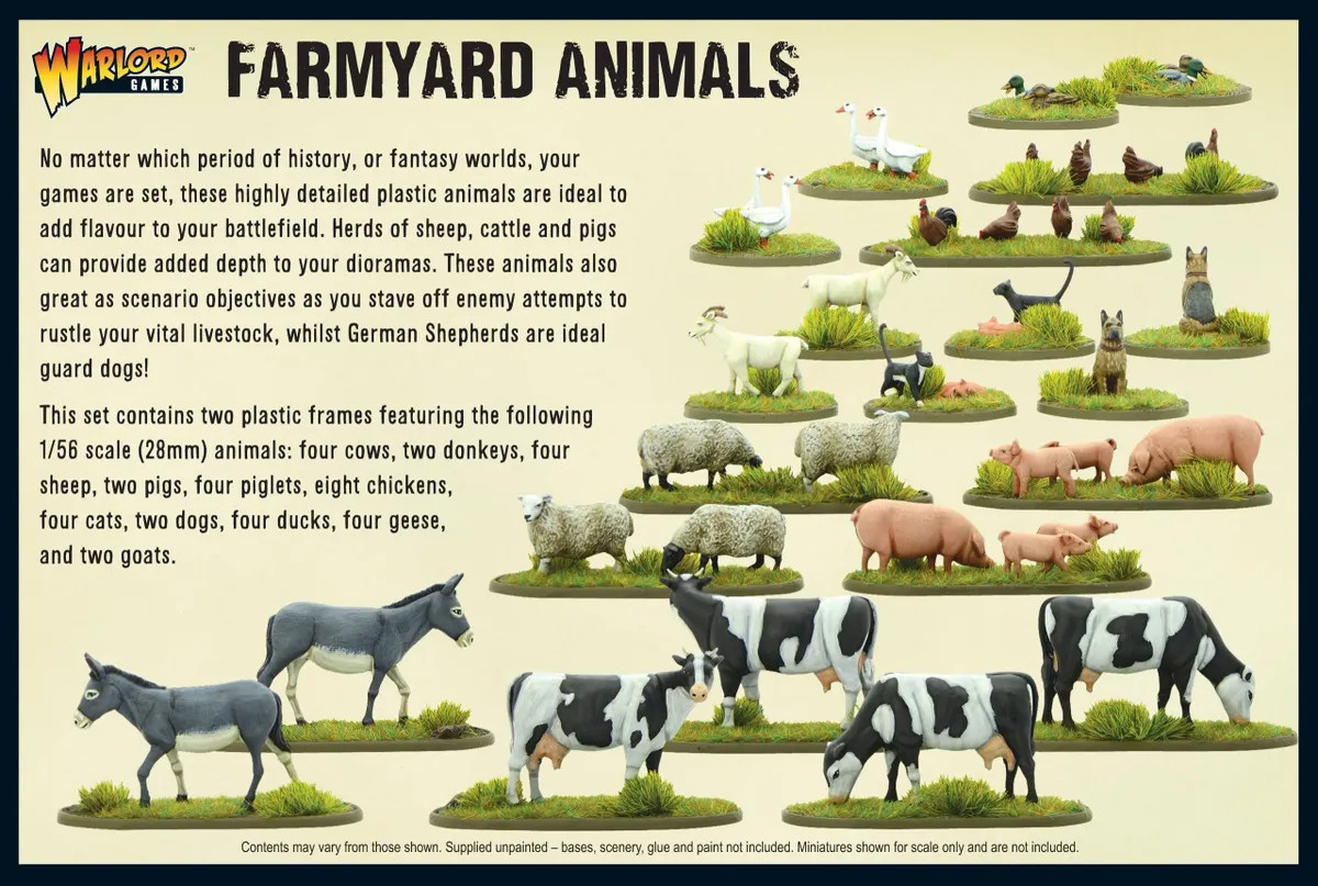 Bolt Action: Farmyard Animals
