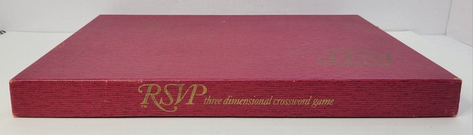 1966 Selchow & Righter Co Scrabble Brand RSVP 3D Crossword Game Complete