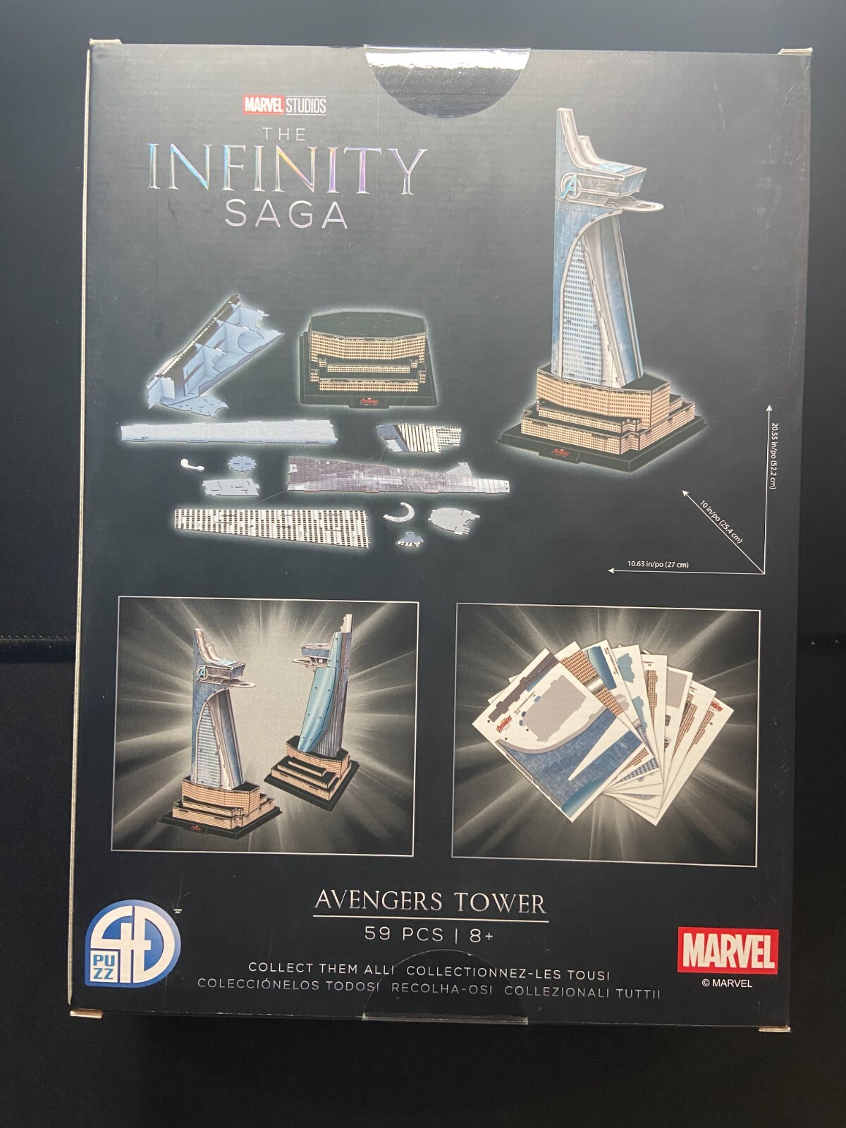 Marvel Avengers Tower 3D Puzzle 59 Pieces The Infinity Saga ULTRON 4D NEW