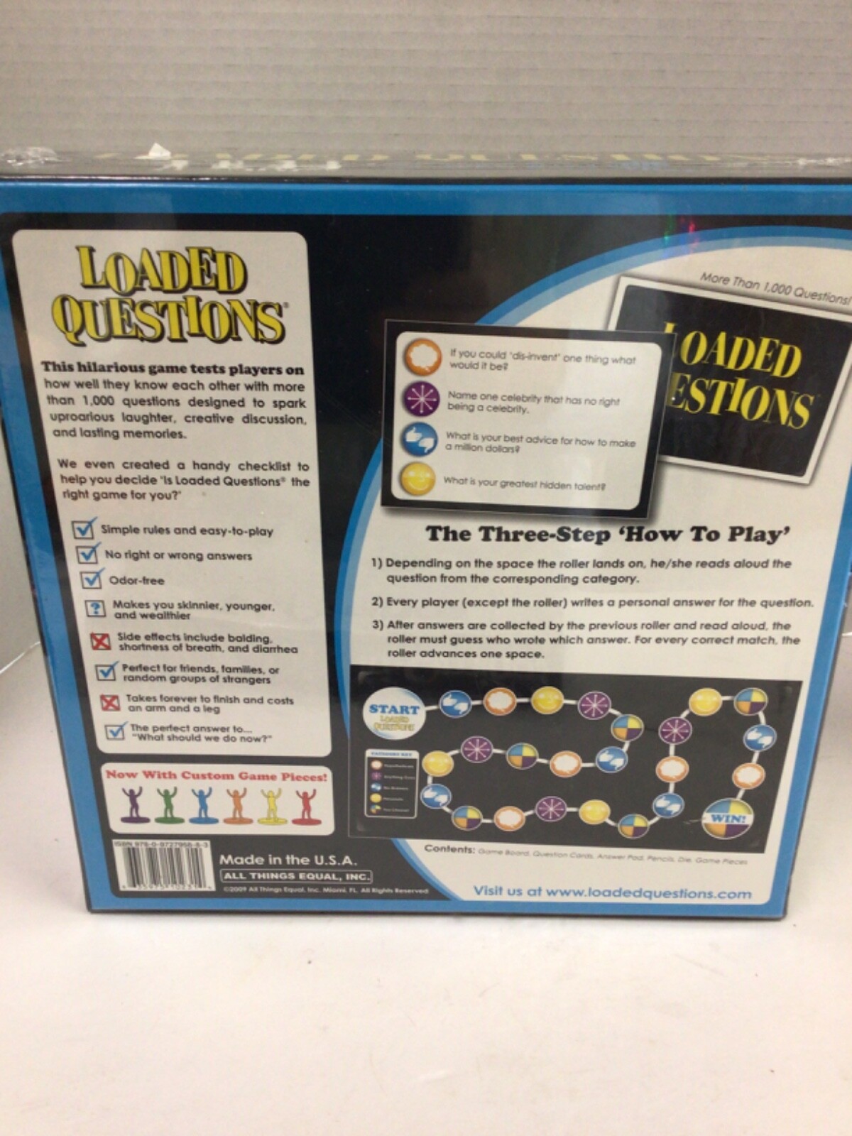 LOADED QUESTIONS Party Game 4-6 Players New