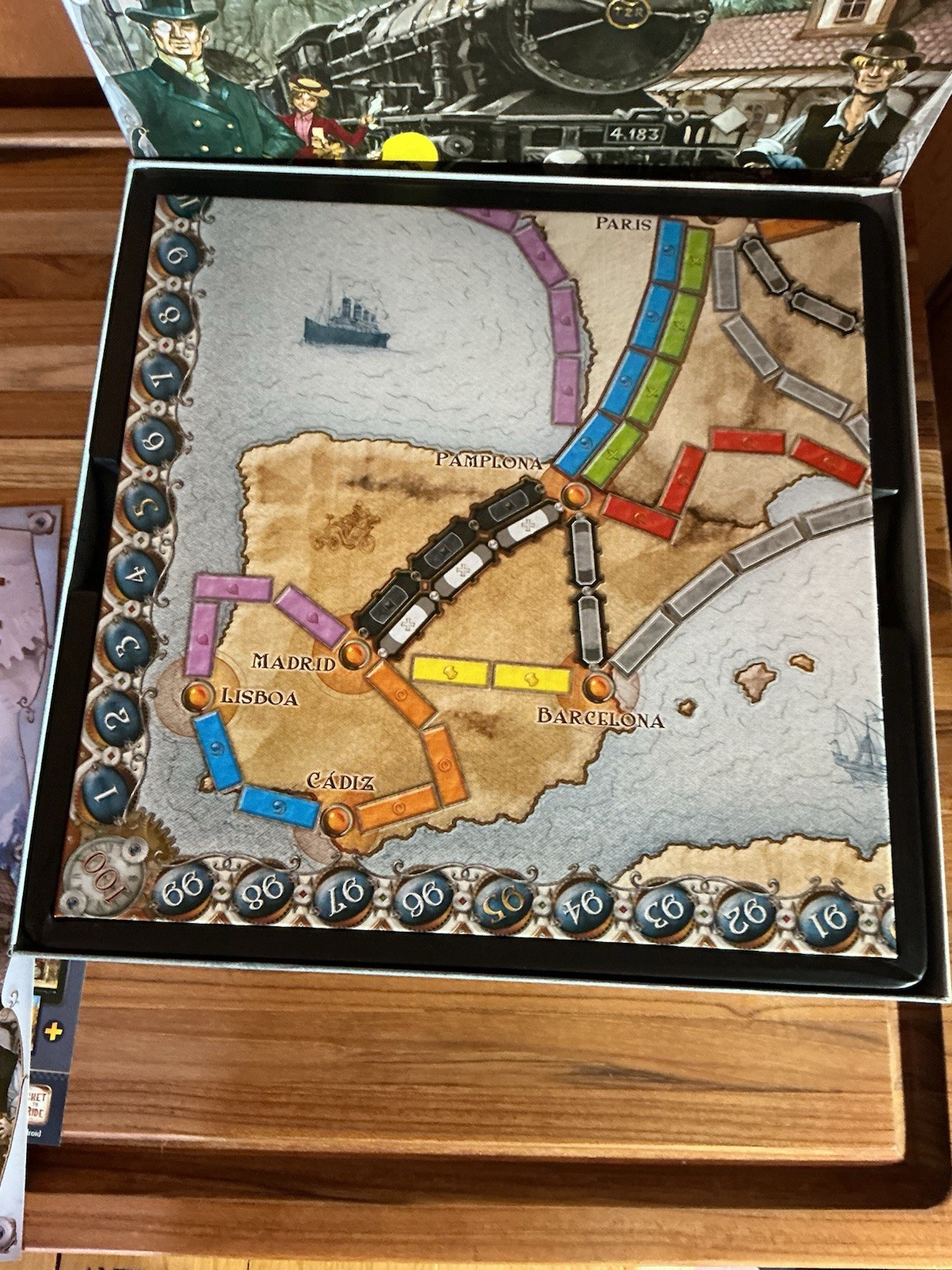 Days of Wonder Ticket to Ride Europe Board Game Alan R Moon Complete