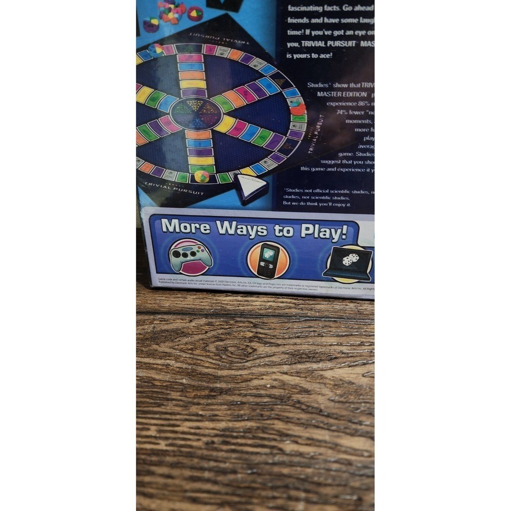 Trivia Pursuit Master Edition Board Game. Hasbro. 2009. New Sealed.