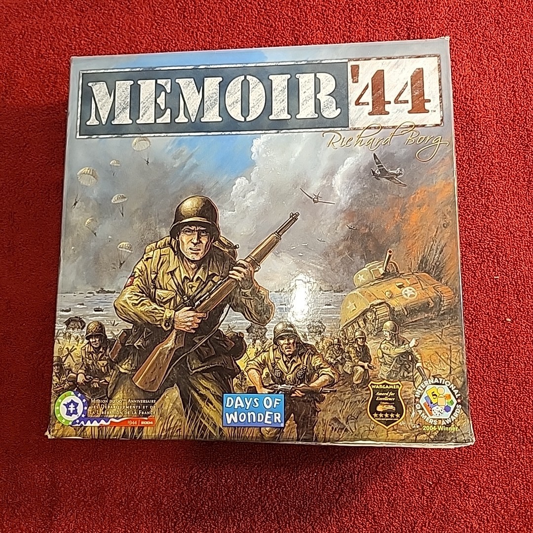 Days of Wonder Memoir 44 WWII Board Game Richard Borg COMPLETE IN BOX