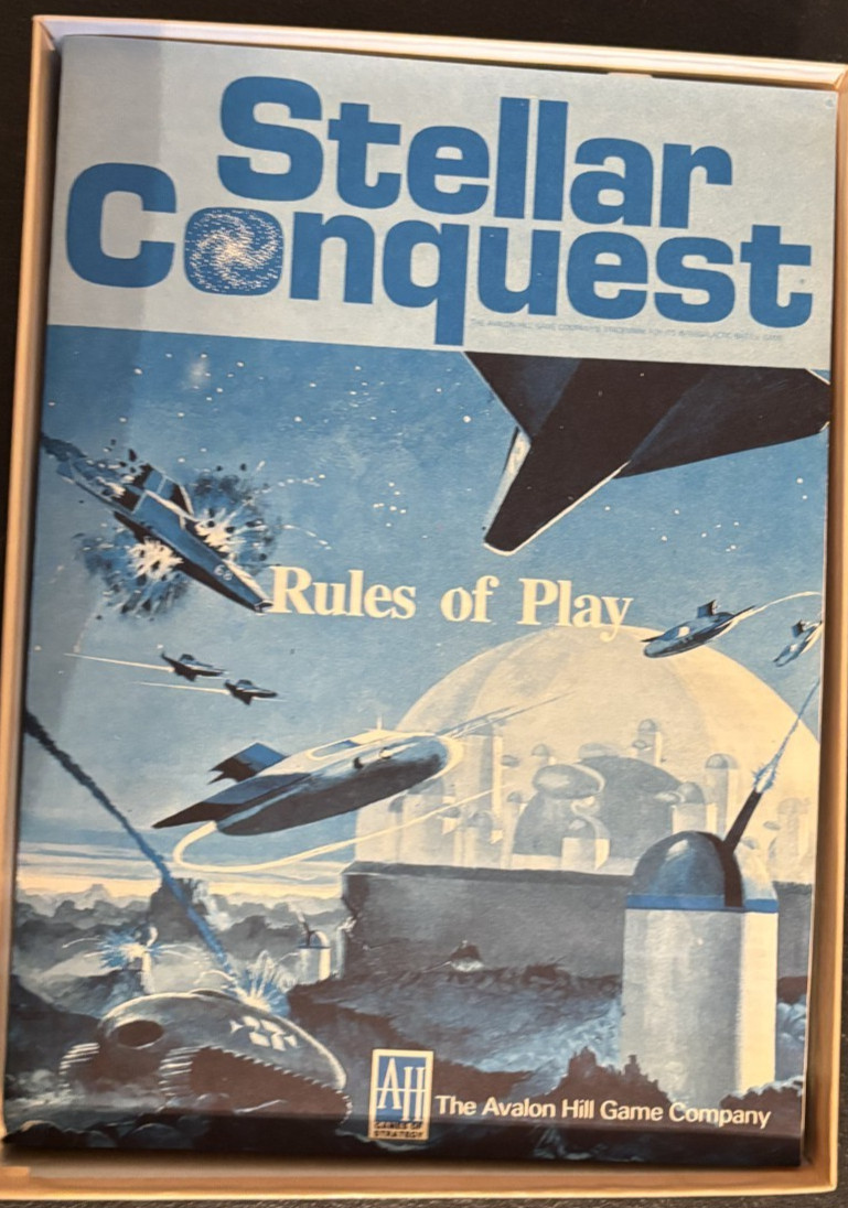 1984 STELLAR CONQUEST The Avalon Hill Board Game Rare Vintage unpunched