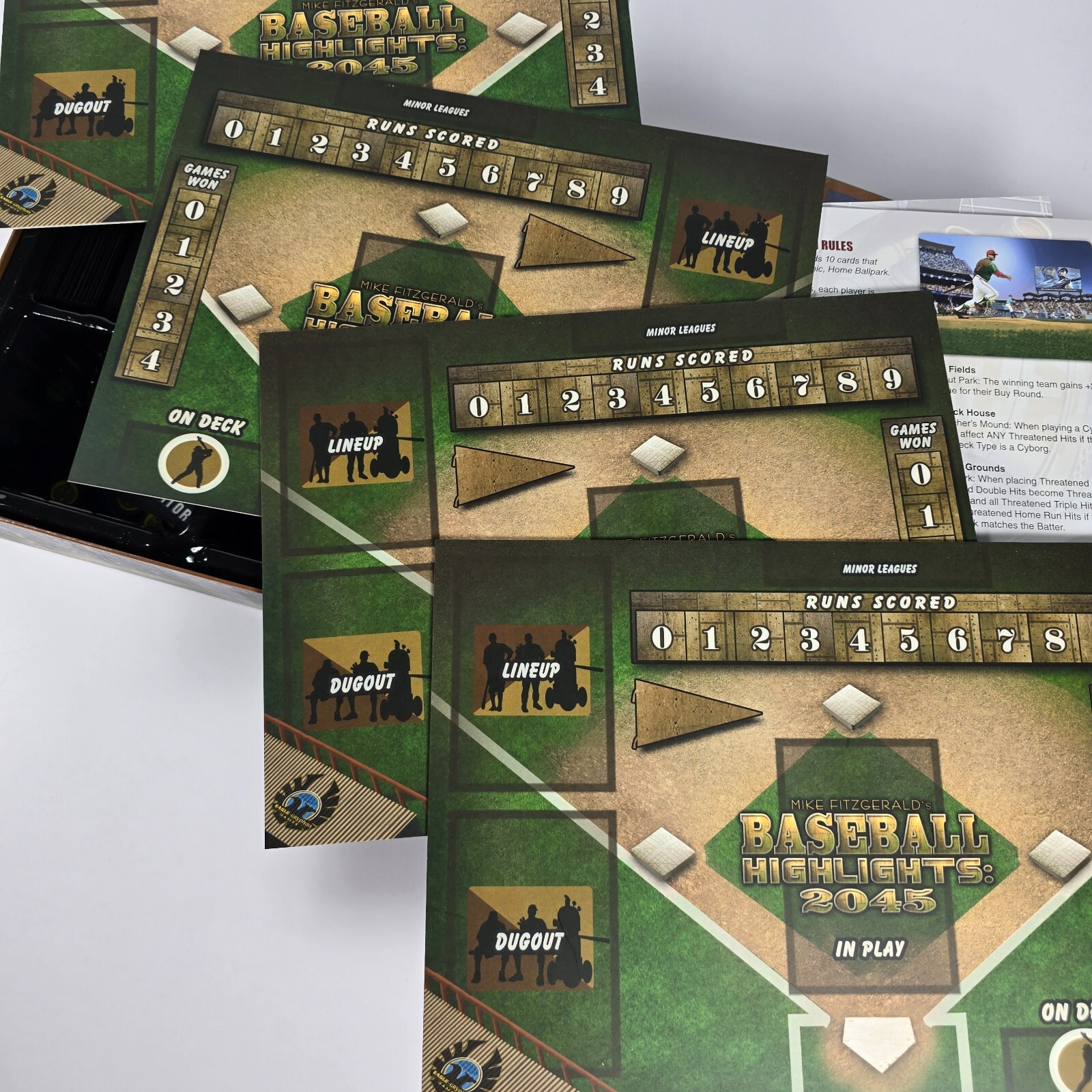 Baseball Highlights 2045 Board Game Complete With 5 Sealed Expansions Pre-owned