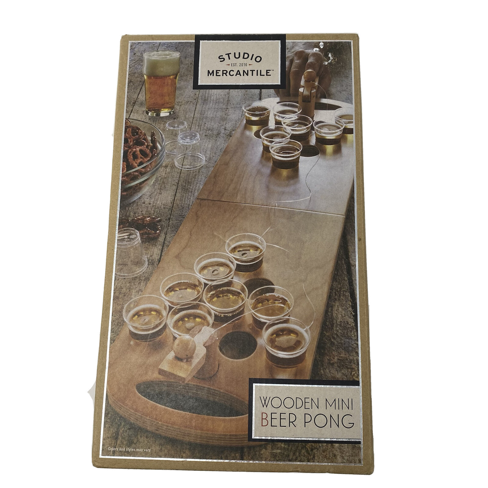 Studio Mercantile Wooden Mini Beer Pong