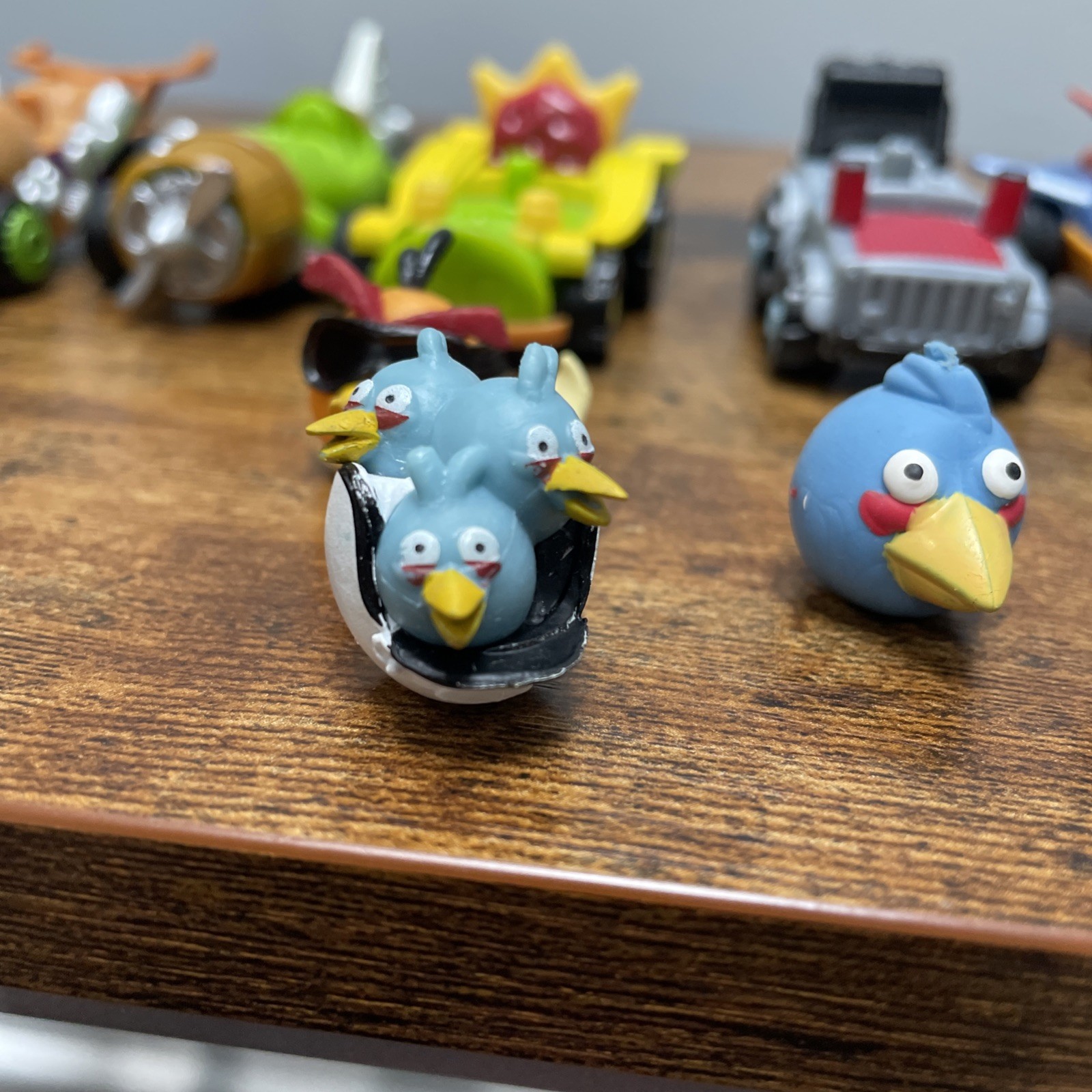 Angry Birds Go Jenga Game Terence Bubbles Chuck Kart Racer Lot Removable Heads