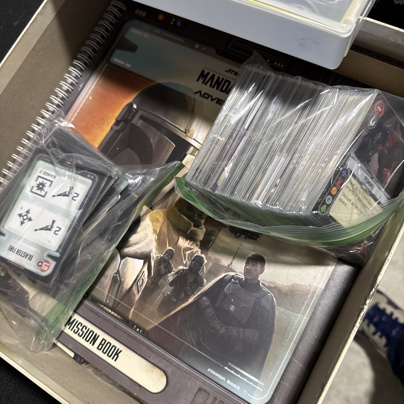 Mandalorian Adventures Board Game W/ Expansion. *ALL CARDS SLEEVED*
