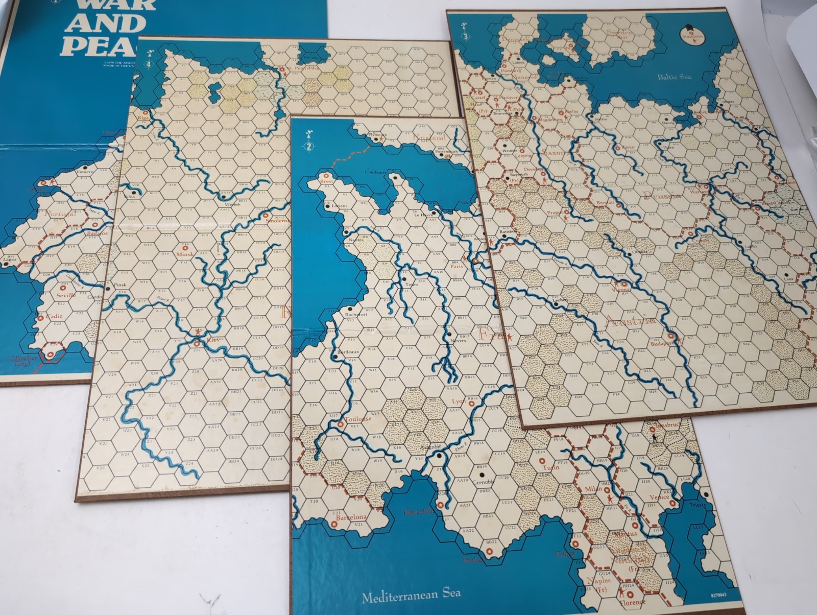 WAR AND PEACE “”Napoleonic Wars 1805-1815” – Avalon Hill – Complete