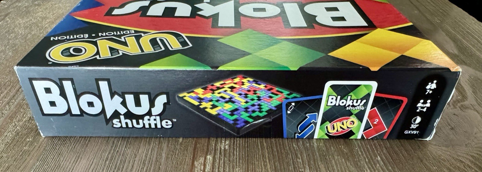 Blokus Shuffle UNO Edition Strategy Board Card Game – Complete